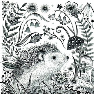 Hedgehog Card
