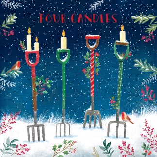 Four Candles Christmas Cards