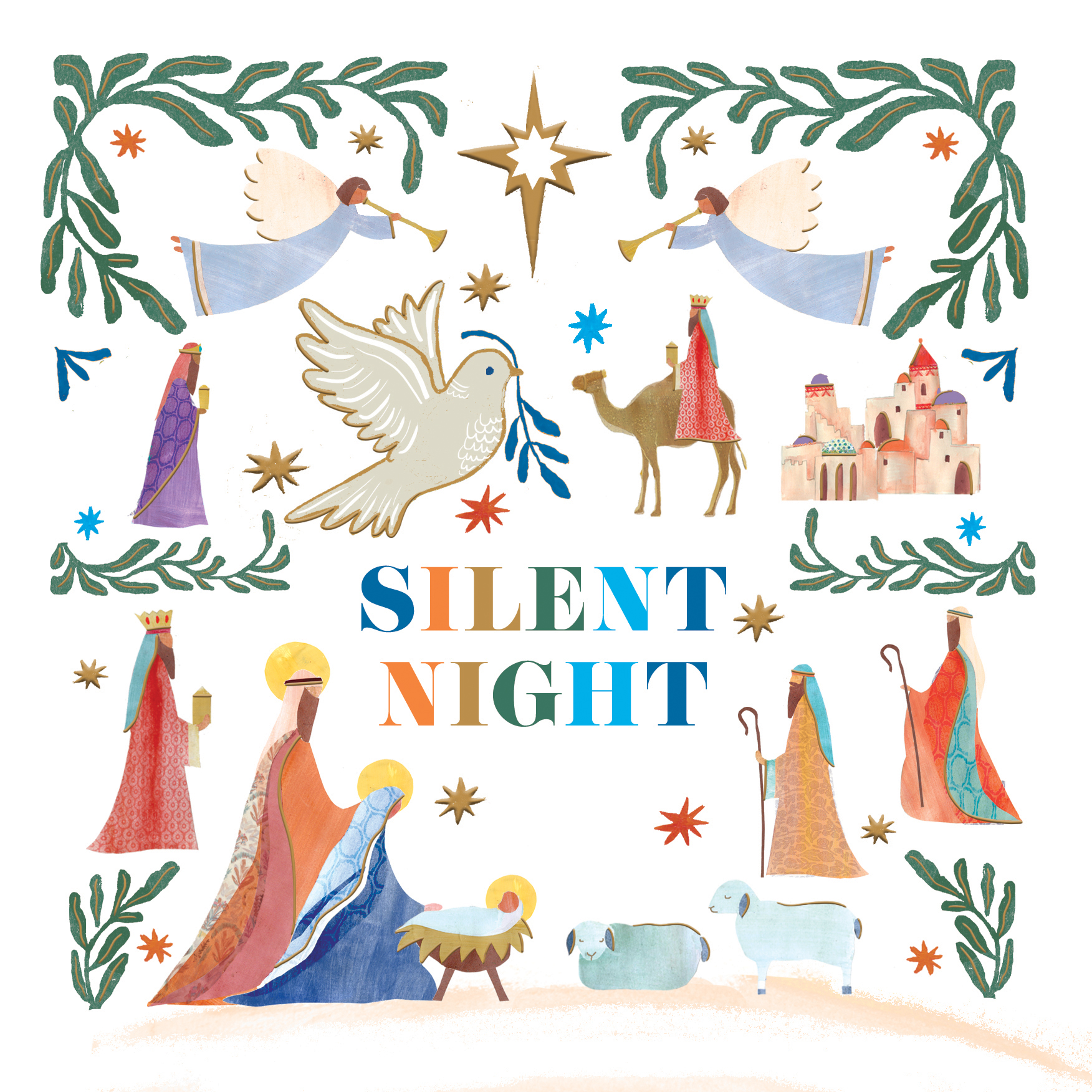Silent Night Christmas Card Silent Night Christmas Card