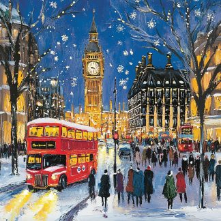 London at Christmas Christmas Cards