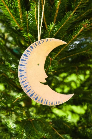 Gold Moon Board Decoration