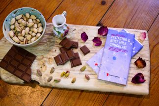 Pistachio and Rose Milk Chocolate - 24 Pack