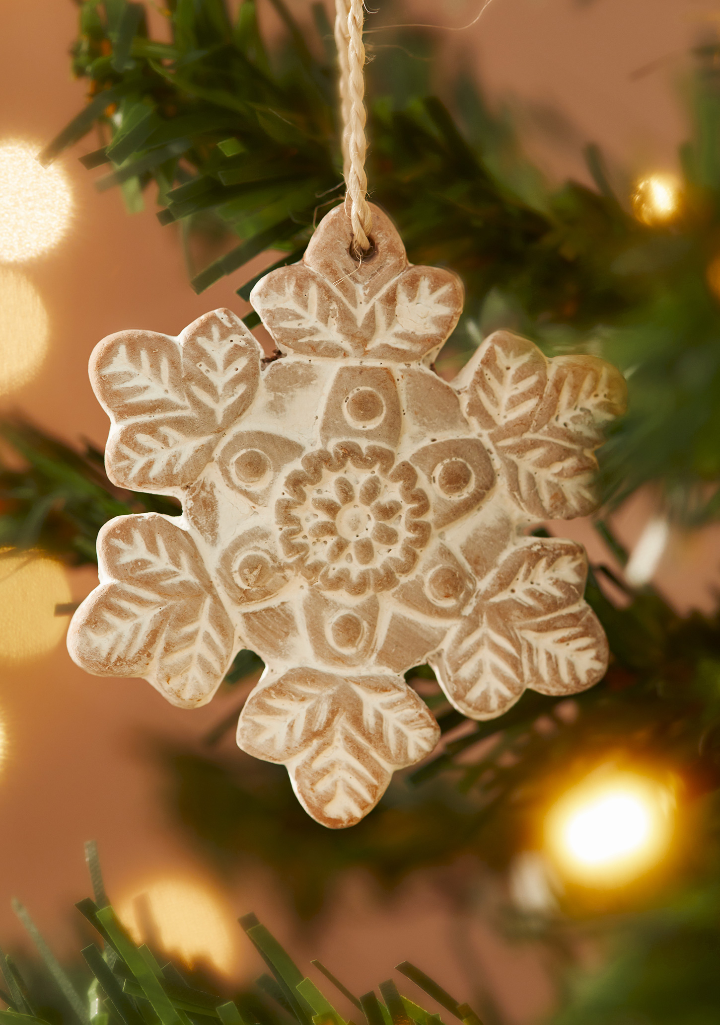 Terraccotta Snowflake Terraccotta Snowflake