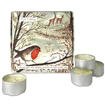 Plum Pudding Tealight Set 2 Plum Pudding Tealight Set 2