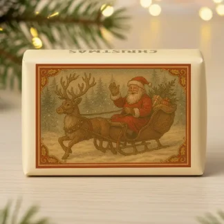Christmas Santa Olive Soap Bar