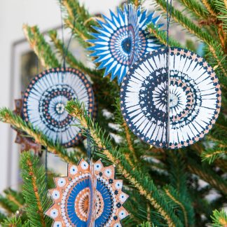 Star Paper Ornaments Decoration